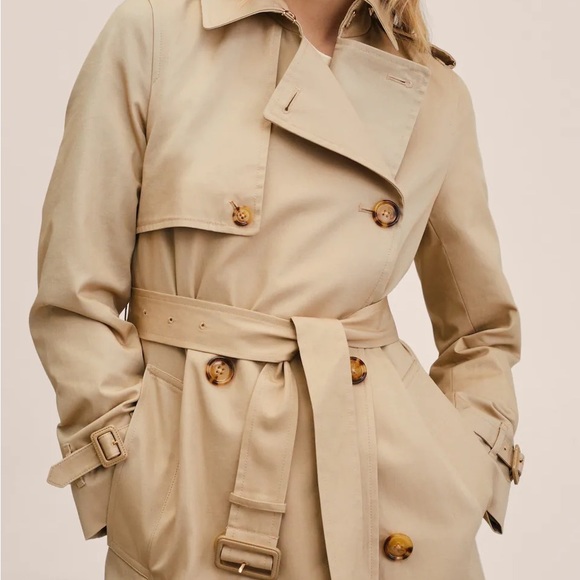 MANGO Polana Trench Coat - Picture 4 of 6